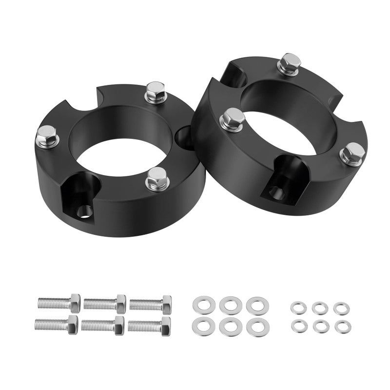 Richeer 3 inch Leveling Lift Kit Compatible with 2005-2023 Tacoma 2WD 4WDï¼ŒLeveling Lift Kit Fit for 2003-2024 4Runner 2WD 4WD Front Strut Spacers Raise the Front of your Pickup by 3" - Image 1